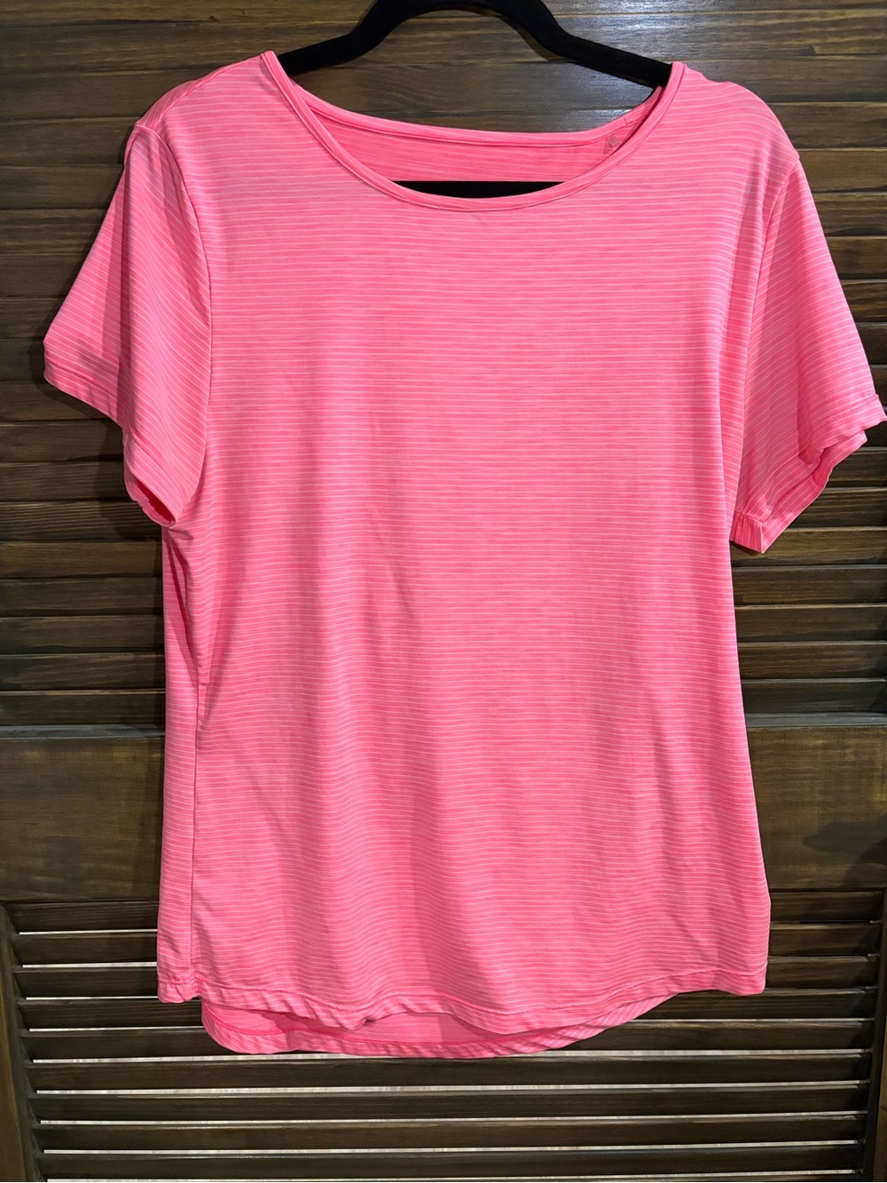 ZYIA Pink Short-Sleeve Performance Tee